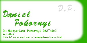 daniel pokornyi business card